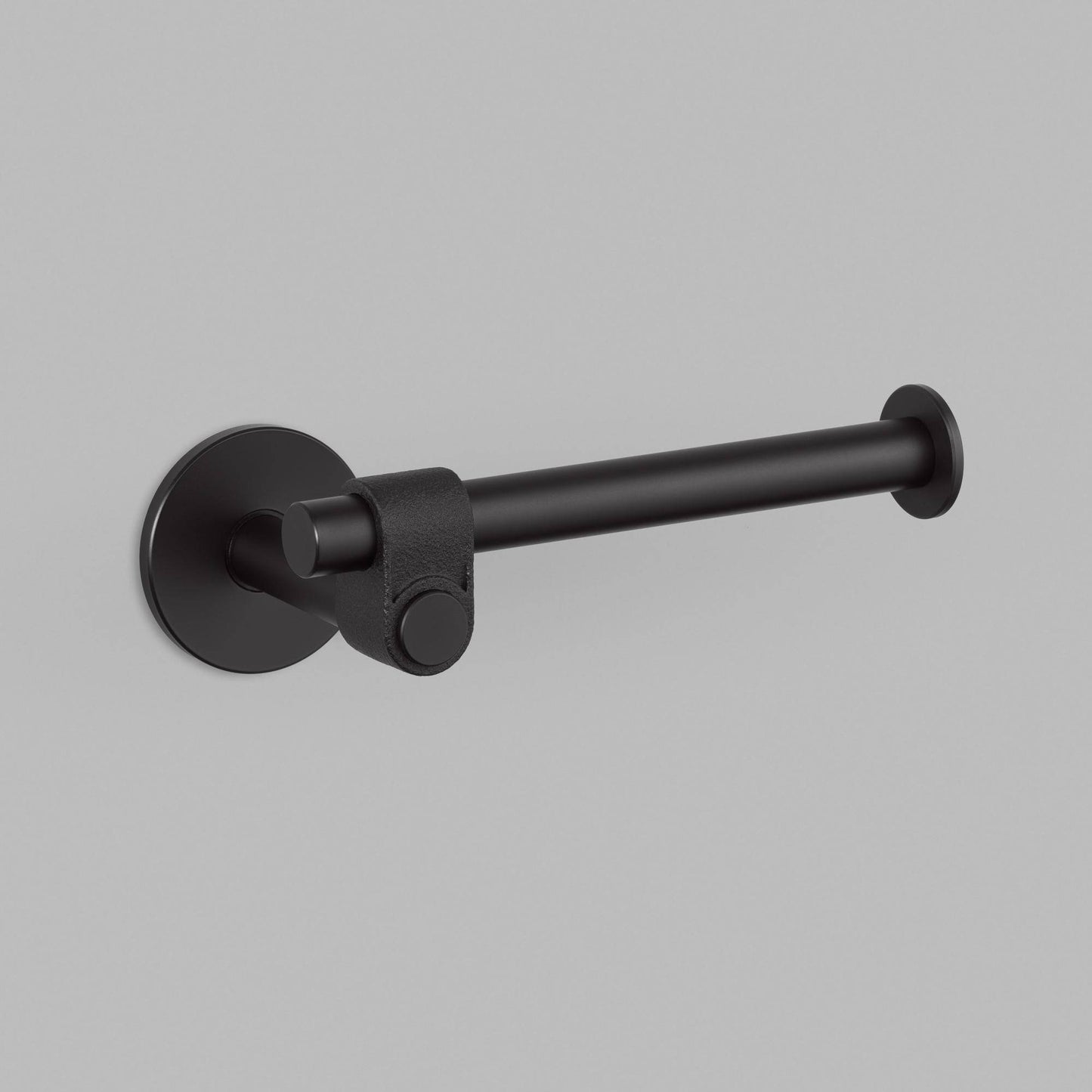 Toilet Roll Holder / Cast Welders Black