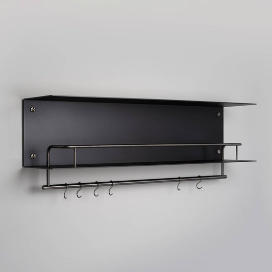 Buster + Punch Kitchen Product Sku Size Finish 1 Finish 2 Ex Vat Inc Vat Kitchen Shelf / Hanger / Without Logo / Black Gun Metal