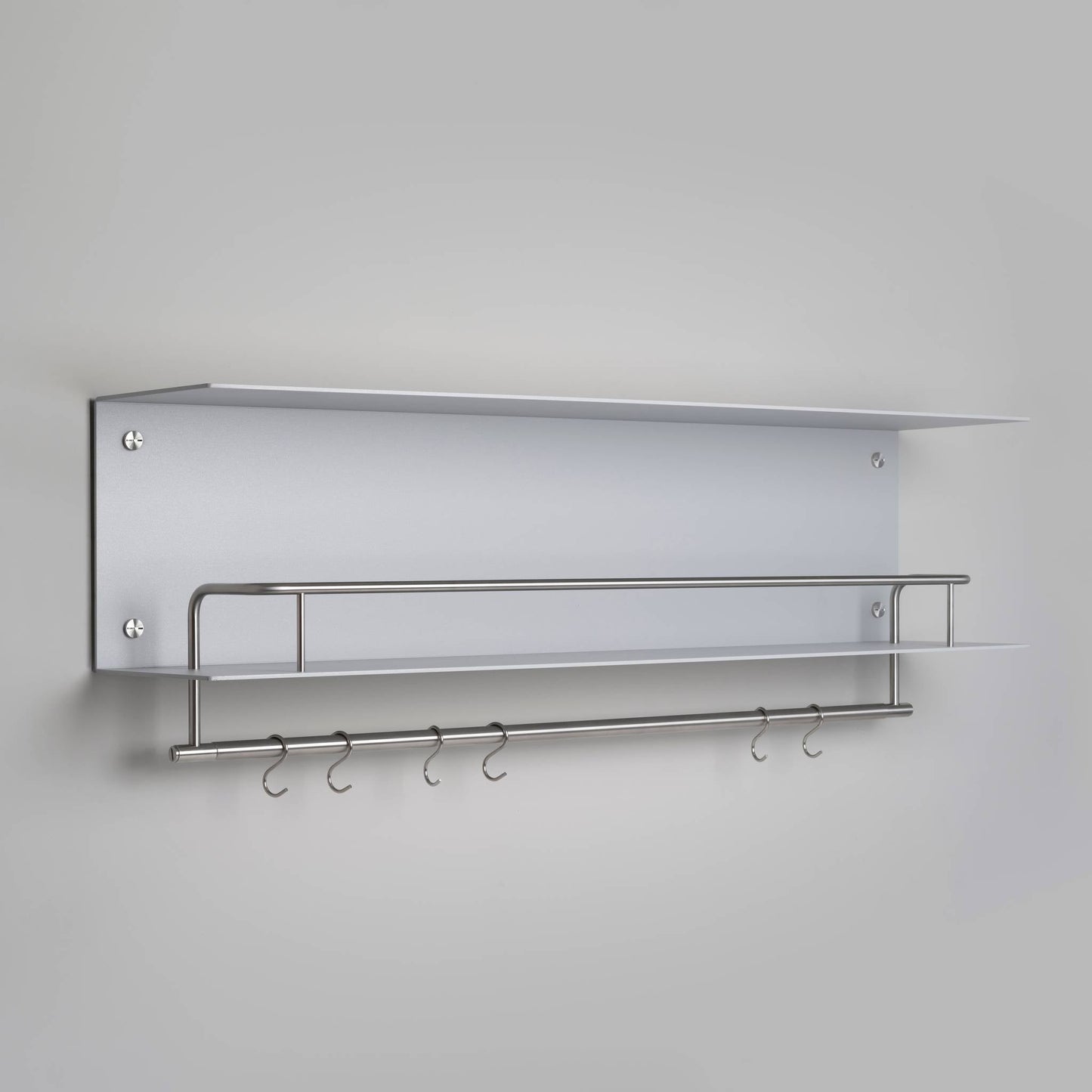 Buster + Punch Kitchen Shelf / Hanger / Without Logo / Stone Steel