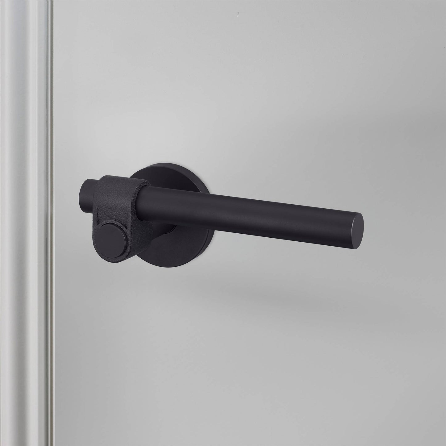 Buster + Punch Door Handle Set / Cast / Sprung Welders Black