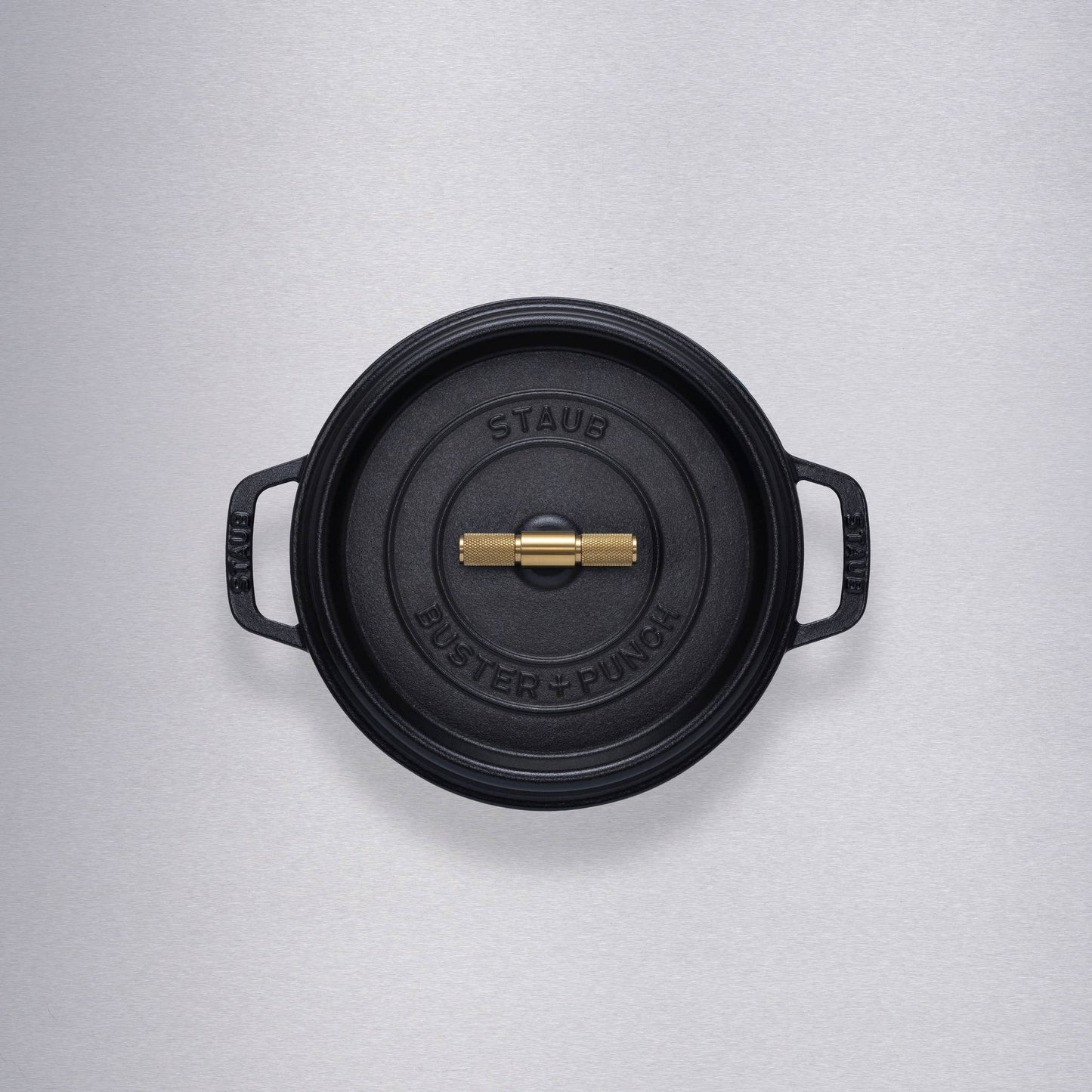 Buster + Punch Cocotte / 24CM / Cross / Staub / Black