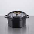Buster + Punch Kitchen Product Sku Size Finish 1 Finish 2 Ex Vat Inc Vat Cocotte / 28CM / Cross / Staub / Black gallery