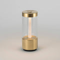 Buster + Punch Takeout portable table light in Brass, lit