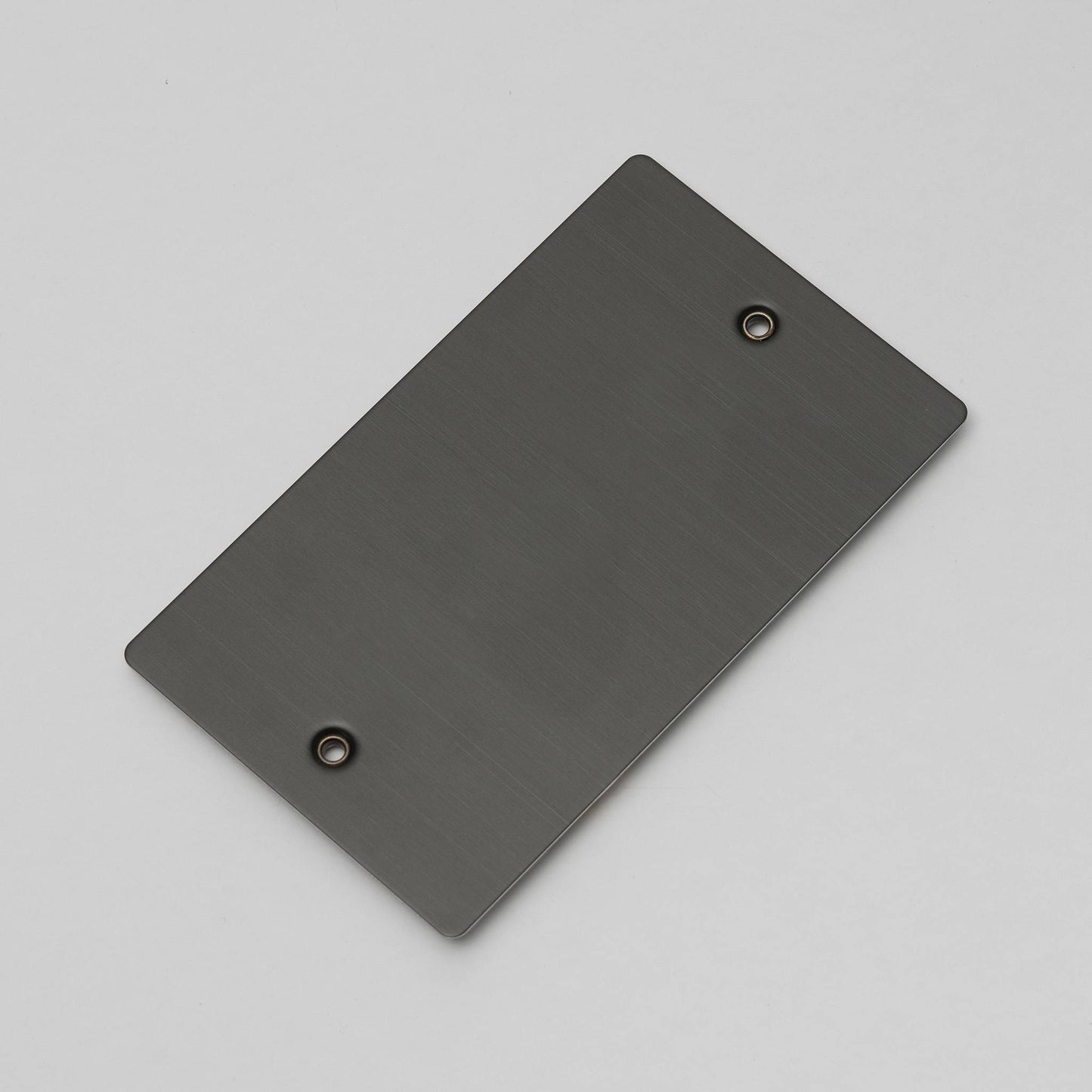 Buster + Punch 2G Wall Plate / Blank Smoked Bronze