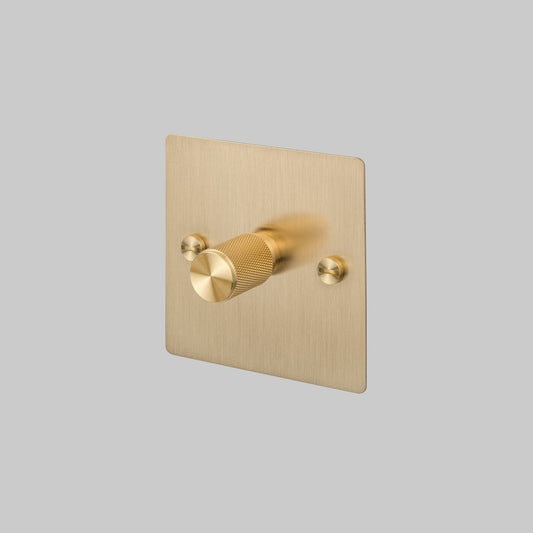 Buster + Punch 1G Dimmer / 120W / Cross Brass