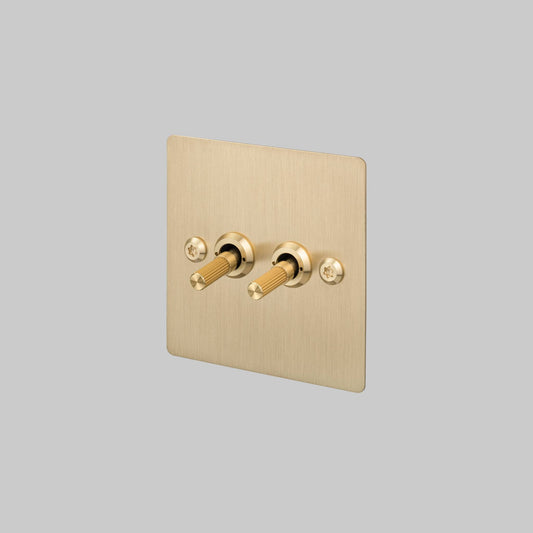 Buster + Punch 2G Toggle / 2-WAY / Linear Brass