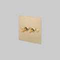 Buster + Punch 2G Toggle / 2-WAY / Linear Brass