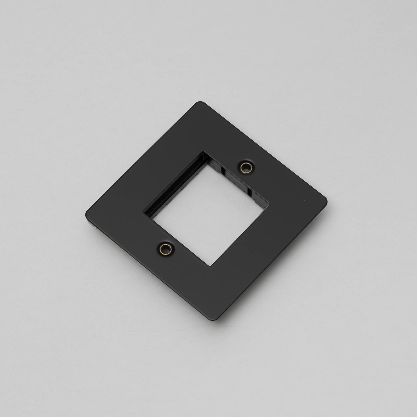 1G Wall Plate / For 1 Module 45MM Black