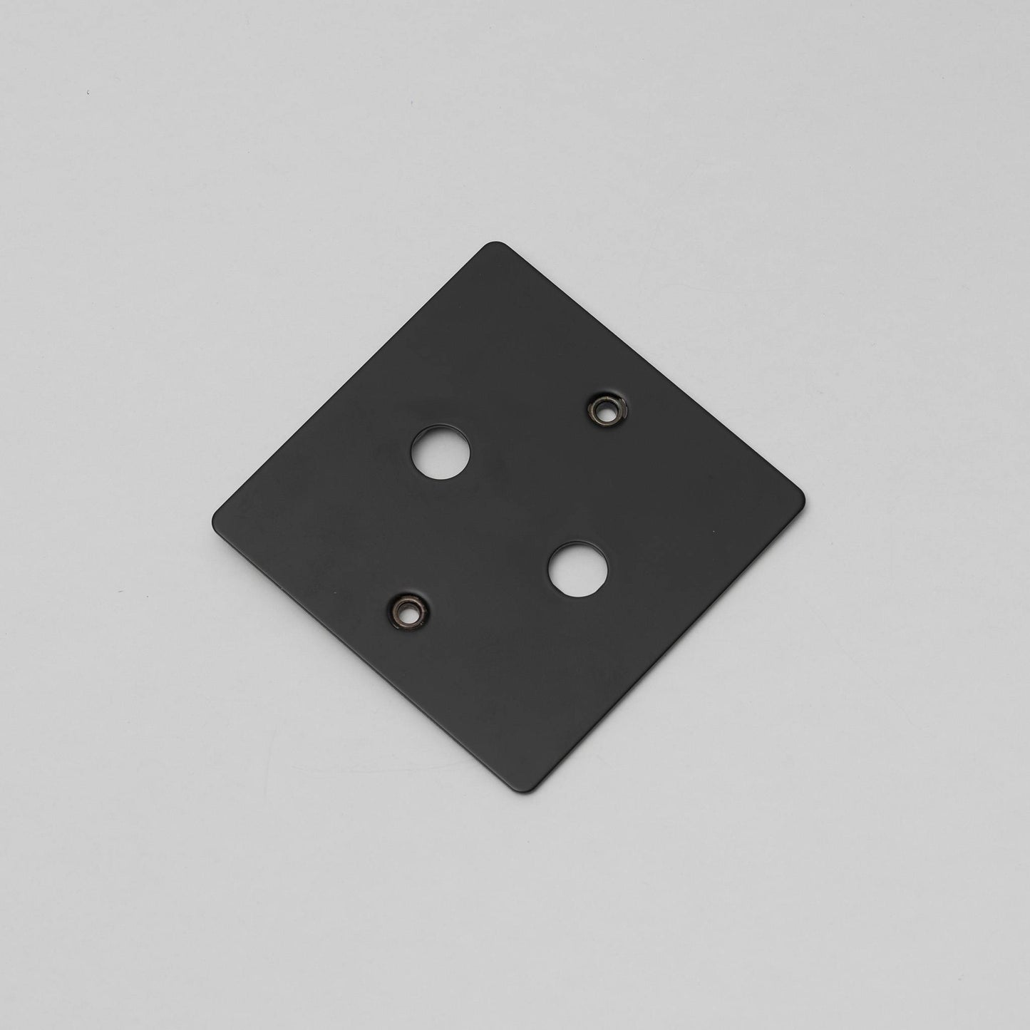 1G Wall Plate / For 2 Dimmers Only - Black