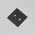 1G Wall Plate / For 2 Dimmers Only - Black