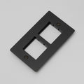 Buster + Punch 2G Wall Plate / For 2 Modules 45MM Black