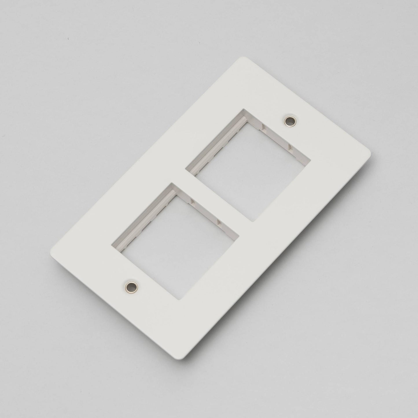 Buster + Punch 2G Wall Plate / For 2 Modules 45MM White