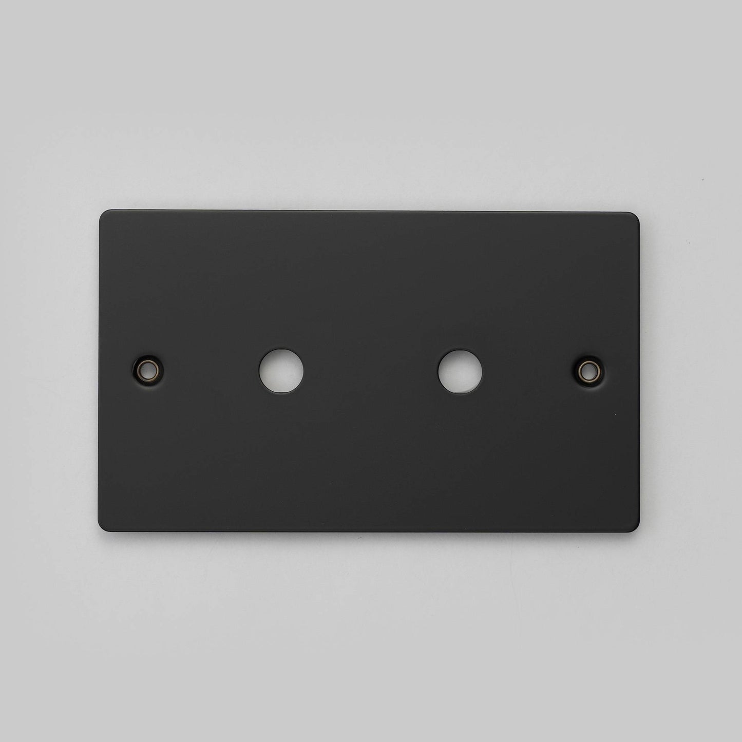 2G Wall Plate / For 2 Dimmers Or Toggles Black lifestyle