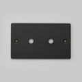 2G Wall Plate / For 2 Dimmers Or Toggles Black lifestyle