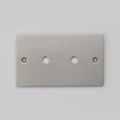 2G Wall Plate / For 2 Dimmers Or Toggles Steel lifestyle