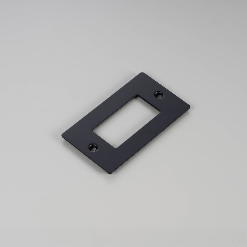 Buster + Punch 1G Wall Plate / Blank Black