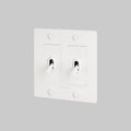 Buster + Punch 2G Toggle / 2-WAY / Cross White