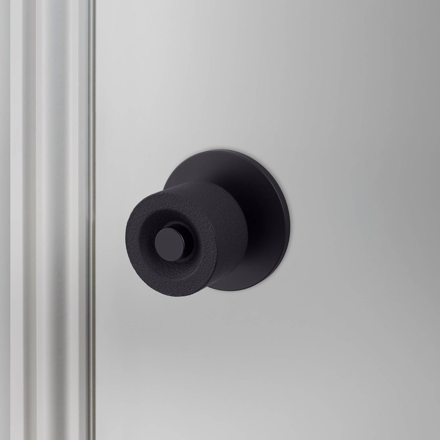Buster + Punch Door Knob Set / Cast Welders Black