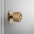 Buster + Punch Door Knob Set / Cast Brass angle