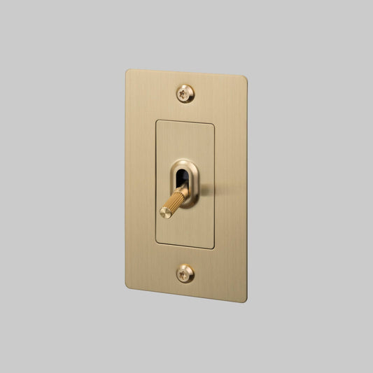 1G Toggle / 2-Way / Linear - Brass