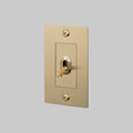 1G Toggle / 2-Way / Linear - Brass