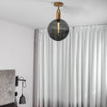 Buster + Punch Forked Ceiling / Linear / Globe / Smoked / Large
