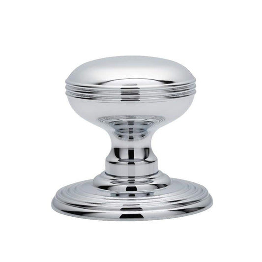 Carlisle Brass Knobs Polished Chrome Delamain Ringed Knob