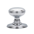 Carlisle Brass Knobs Polished Chrome Delamain Ringed Knob
