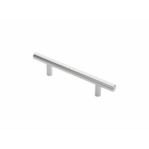 Carlisle Brass Cupboard Handles Polished Chrome FTD 12mm STEEL T- BAR HANDLE 96mm c/c