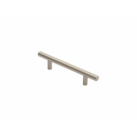 Carlisle Brass Cupboard Handles Satin Nickel FTD 12mm STEEL T- BAR HANDLE 96mm c/c