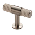 Carlisle Brass Cupboard Knob Satin Nickel FTD LINES T-BAR KNOB
