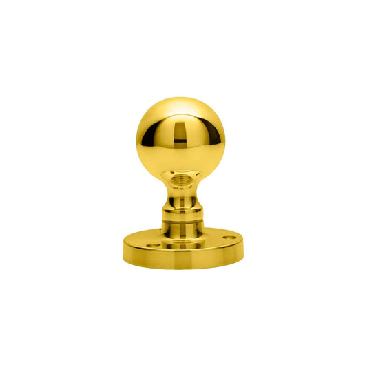Carlisle Brass Knobs Polished Brass Victorian Ball Mortice Knob