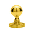 Carlisle Brass Knobs Polished Brass Victorian Ball Mortice Knob