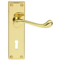 Victorian Scroll Lever on Backplate