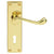 Polished Brass / Lock - Standard / 150mm x 43mm Backplate