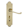 Victorian Scroll Lever On Shaped Backplate - (Contract Range)
