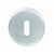 Satin Stainless Steel / Keyhole Profile