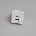 Buster + Punch Usb Module / Usb A+c Quickcharge / 45 Mm White