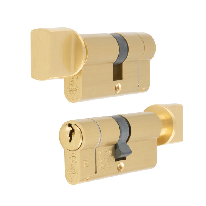 MPx6 Euro Cylinder and Turn - KA (Keyed Alike)