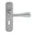 Satin Chrome / Lock Profile / 180mm x 42mm Backplate
