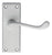 Satin Chrome / Latch / 118mm x 43mm Backplate