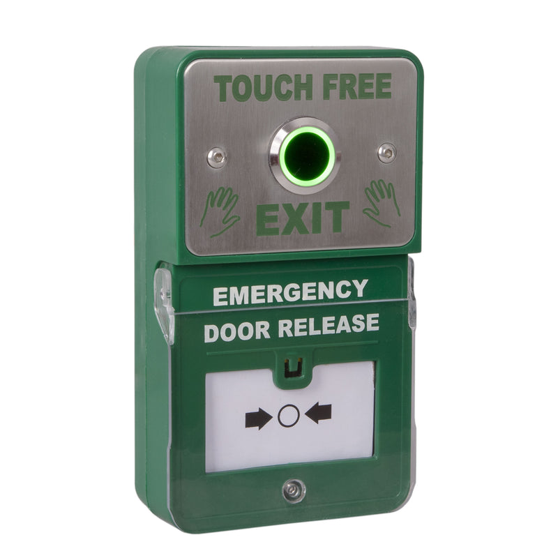 Dual Unit - Combined Emergency Door Release and Stainless Steel 
