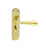 Polished Brass / Bathroom / 185mm x 42mm Backplate