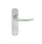 Satin Chrome / Latch / 185mm x 42mm Backplate