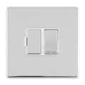 Eurolite Switches Polished Chrome Concealed 3mm 13Amp Switched Fuse Spur - Polished Chrome