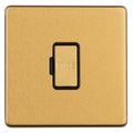Eurolite Switches Satin Brass Concealed 3mm 13Amp Un-Switched Fuse Spur - Satin Brass