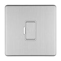 Eurolite Switches Stainless Steel Concealed 3mm 13Amp Unswitched Fuse Spur - Stainless Steel