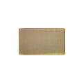 Concealed 3mm Double Blank Plate - Antique Brass