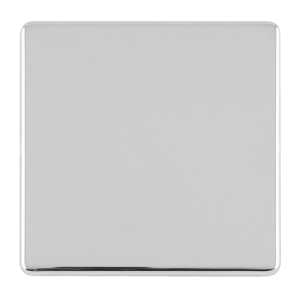 Eurolite Switches Polished Chrome Concealed 3mm Single Blank - Polished Chrome
