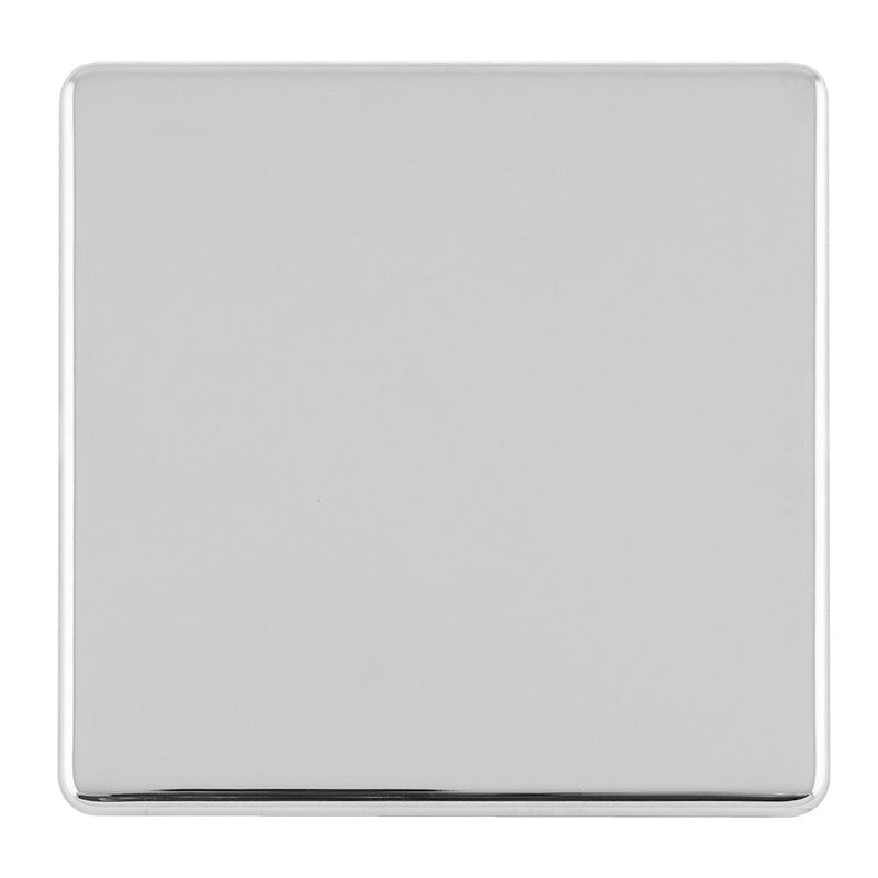 Eurolite Switches Polished Chrome Concealed 3mm Single Blank - Polished Chrome